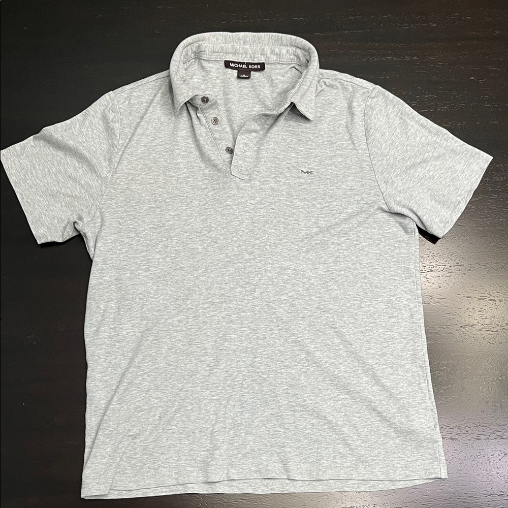 Michael Kors Light Gray Polo Shirt for Men